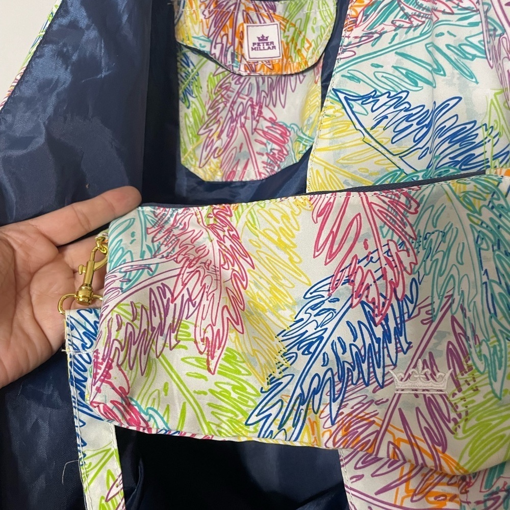 Large beach bag with palm tree designs by Peter Millar - Picture 8 of 15